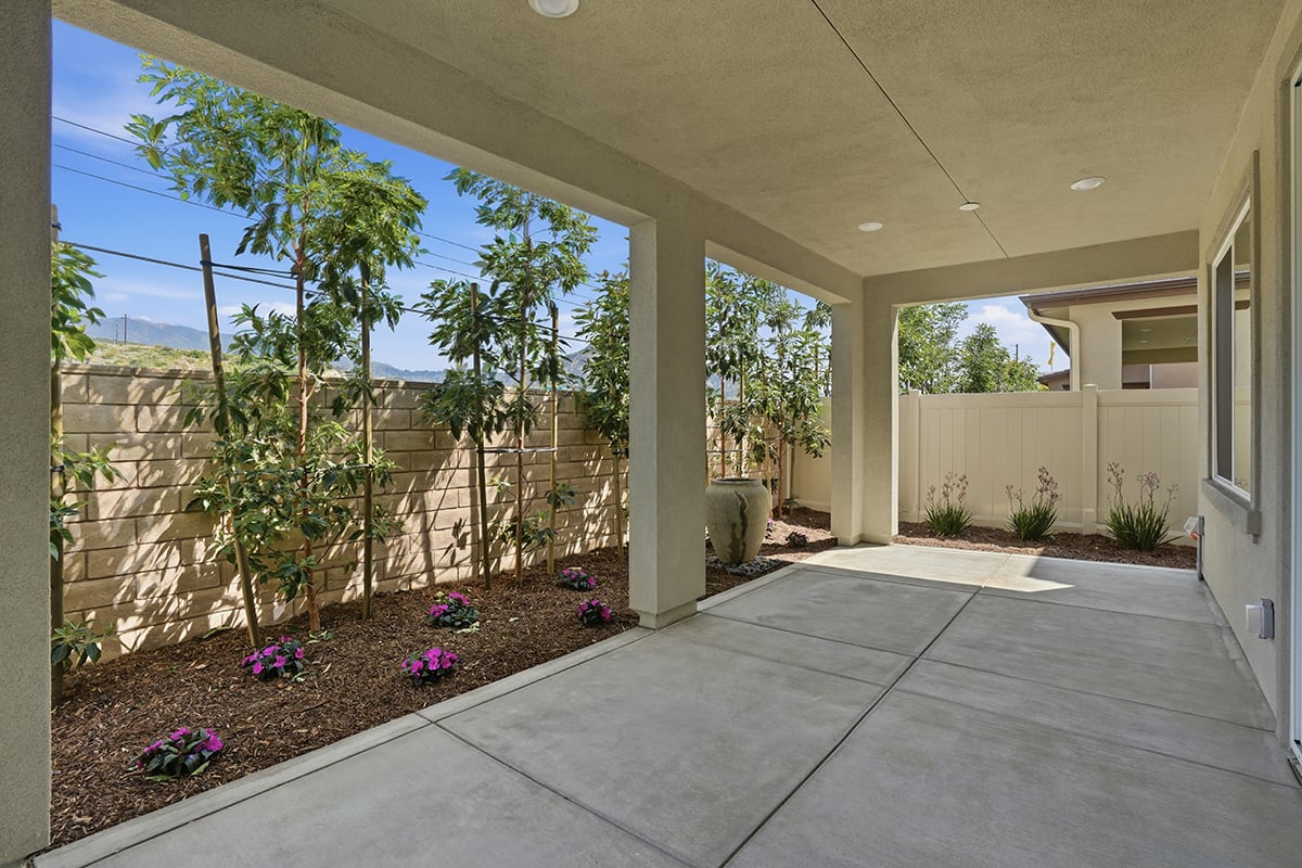 Covered patio