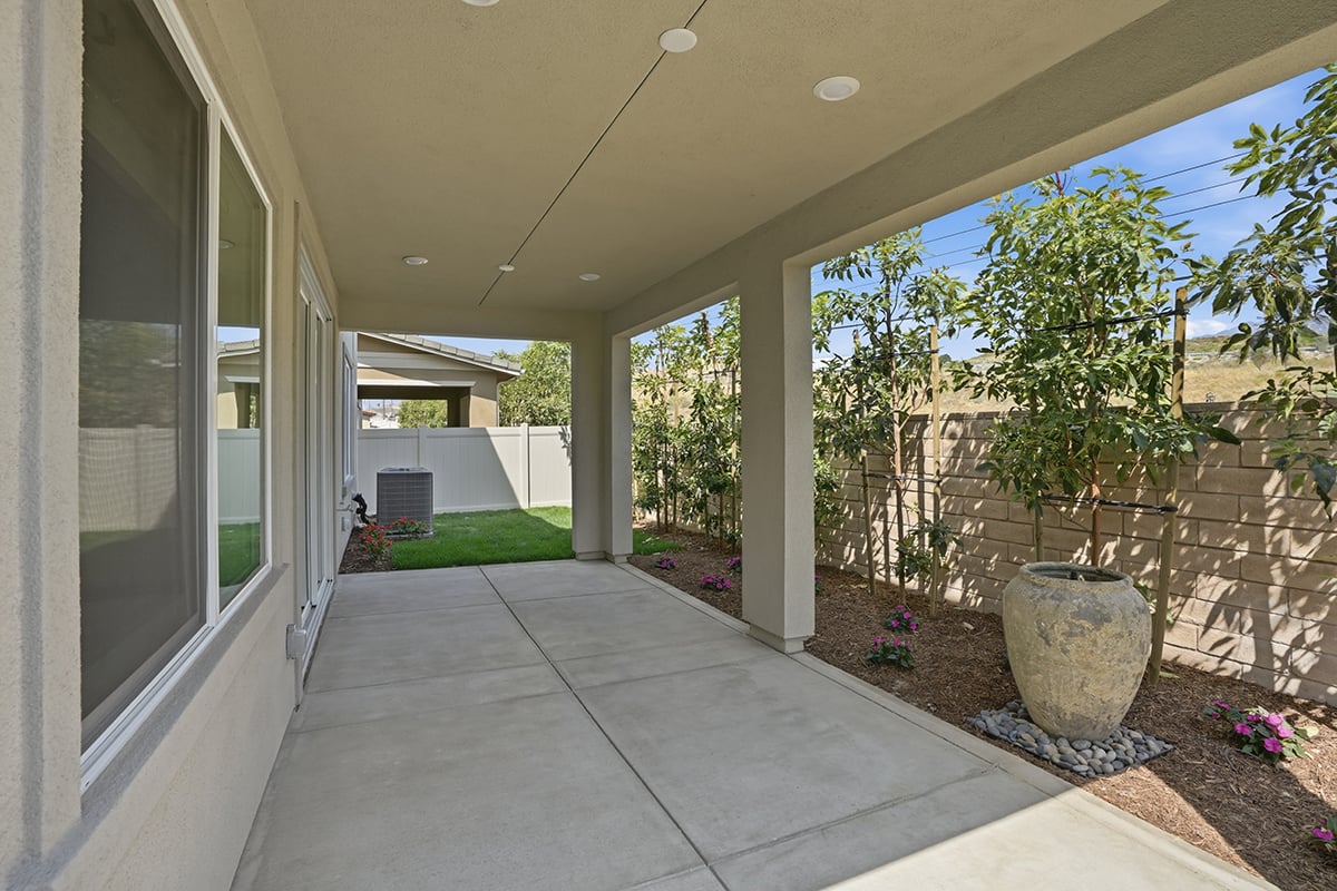 Covered patio