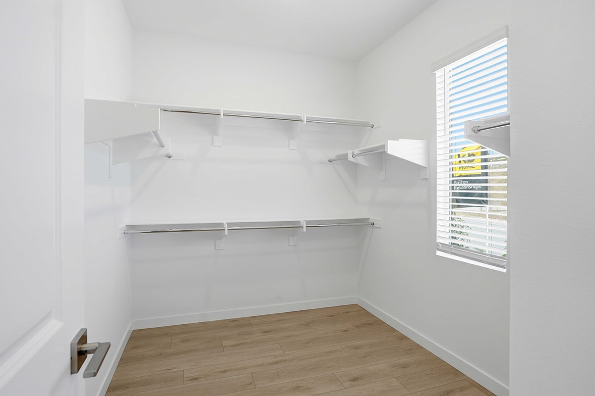 Primary walk-in closet