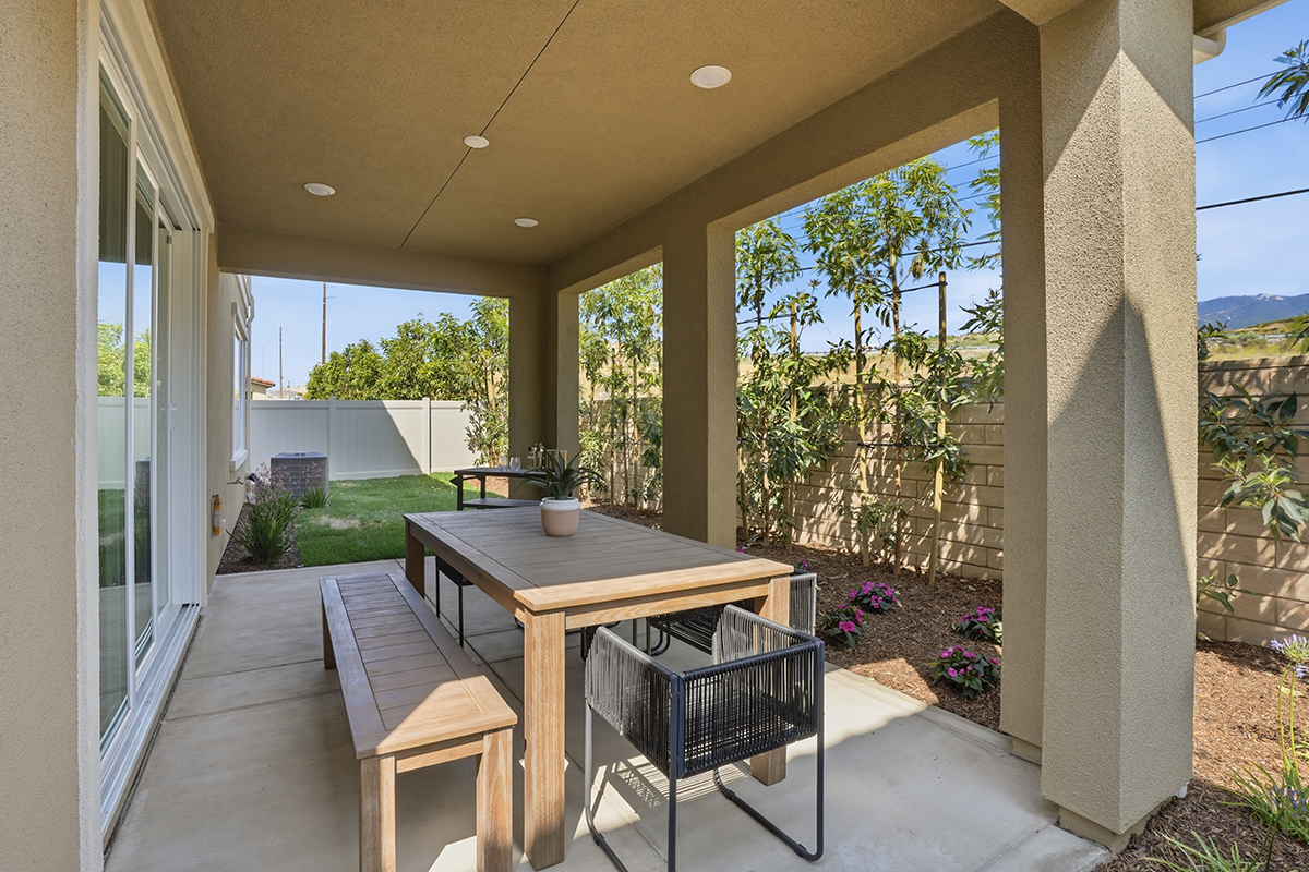 Covered patio