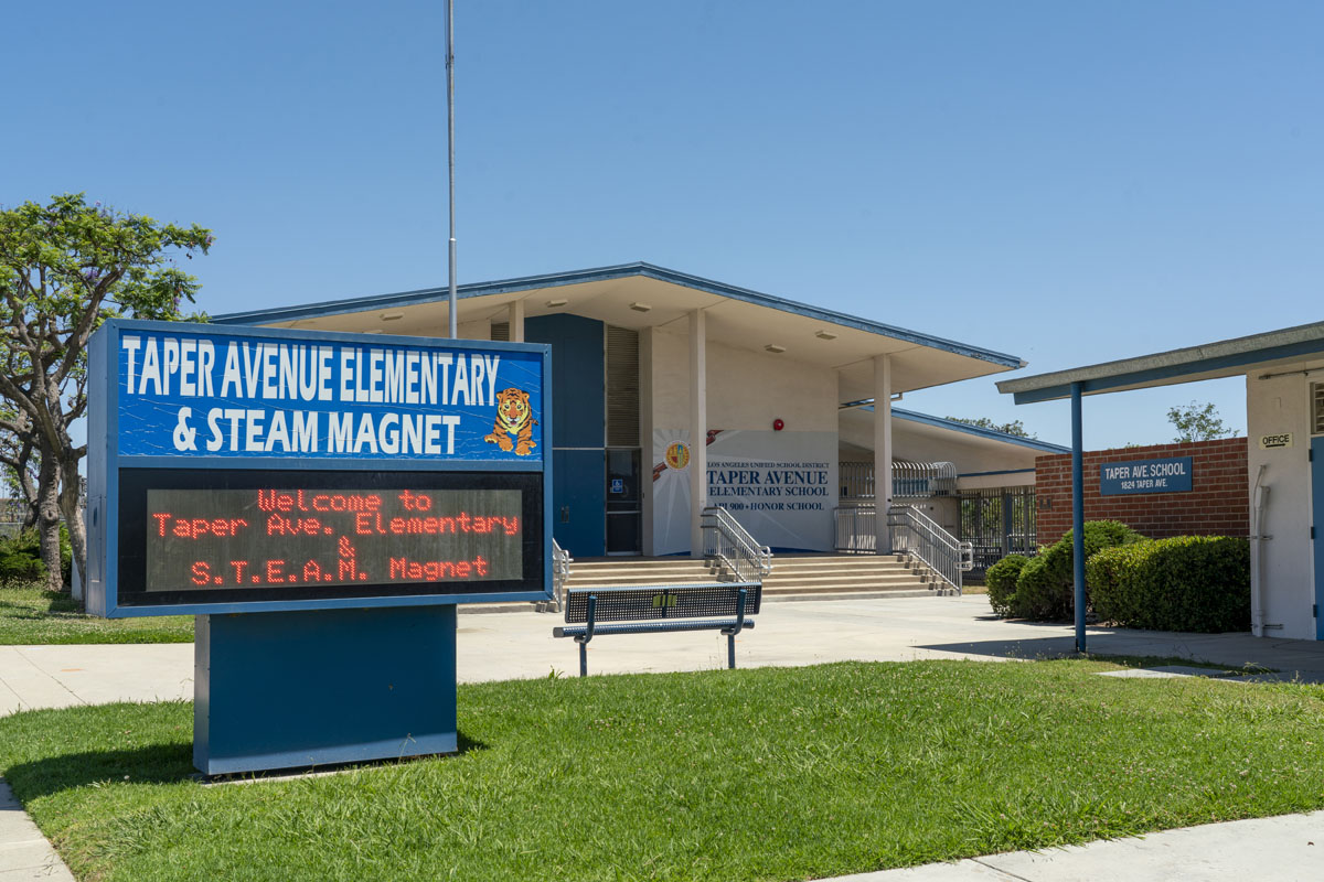 Near Taper Avenue Elementary School