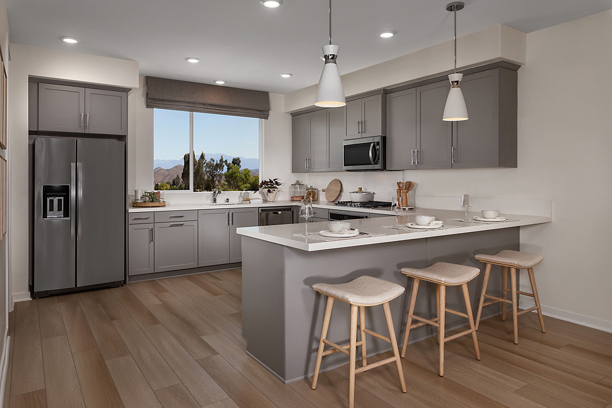 New Homes in Valencia, CA - Crimson at Valencia Plan 1982 Kitchen
