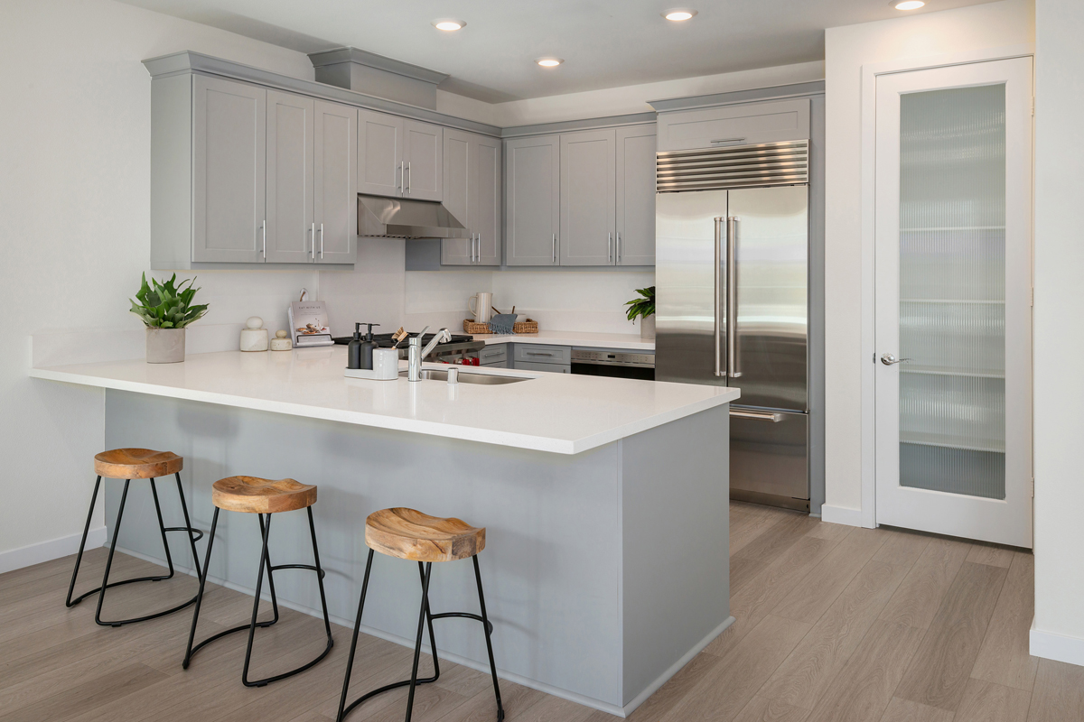 New Homes in Arcadia, CA - Lotus Plan 1358 Kitchen