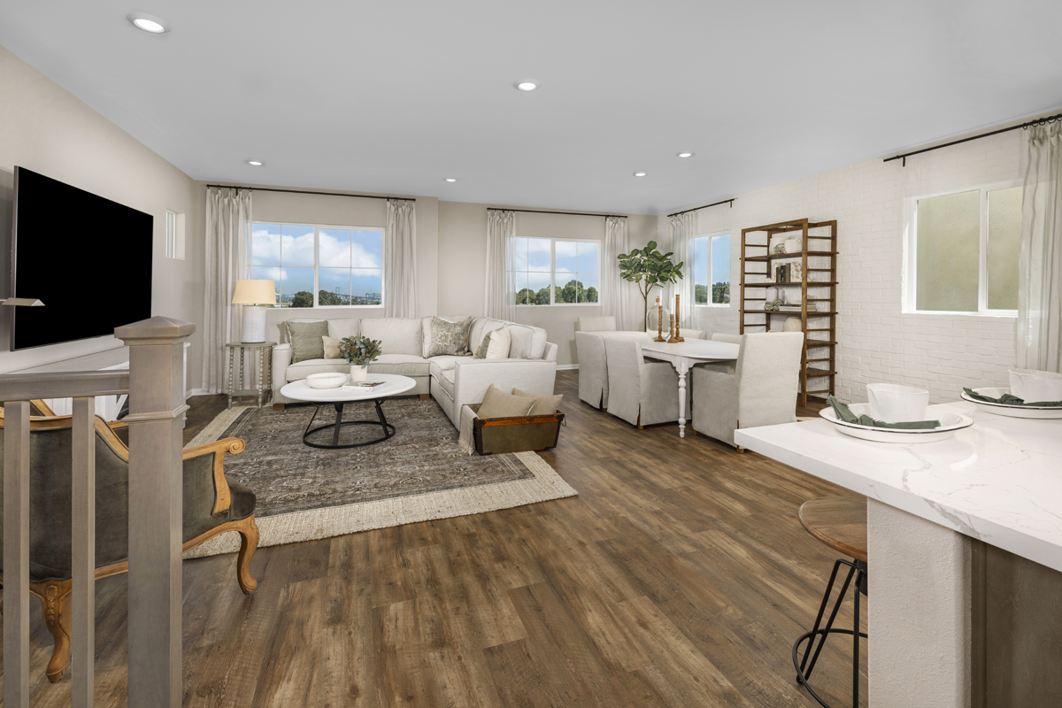 New Homes in San Pedro, CA - Skyview at Ponte Vista Plan 2057 Great Room