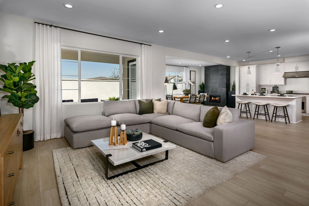 New Homes in Valencia, CA - Sage at Valencia Plan 2362 Great Room