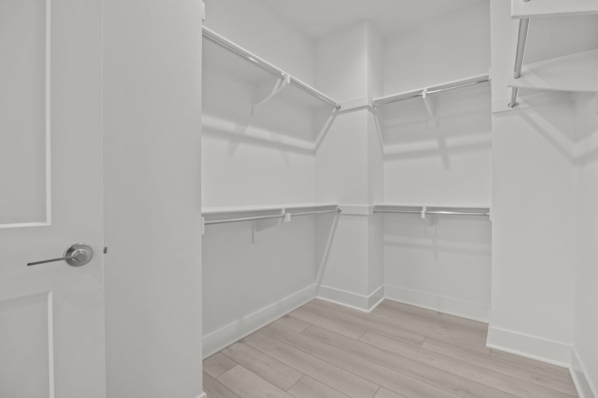 Primary walk-in closet