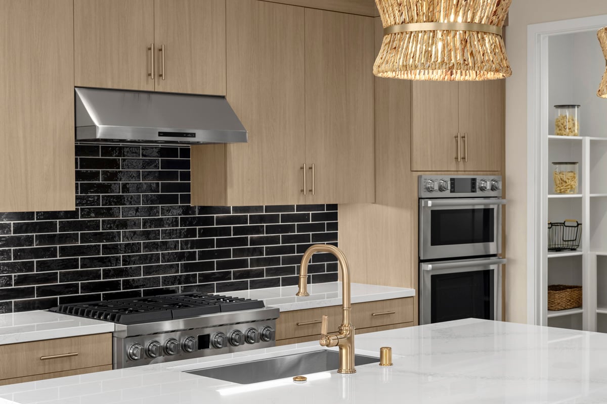 Optional upgraded stainless steel appliances