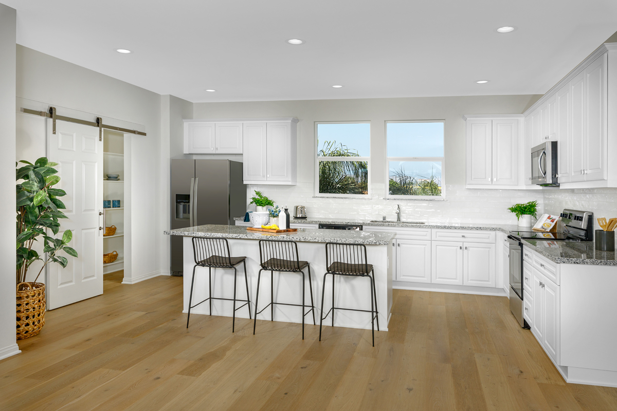 New Homes in Santa Ana, CA - Row Homes at Lacy Crossing Plan 2082 Kitchen