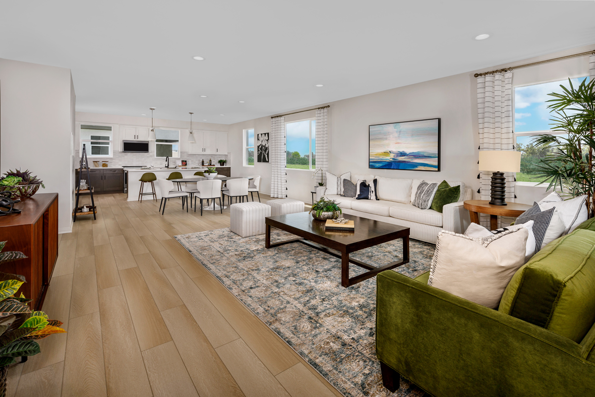 New Homes in Santa Ana, CA - Row Homes at Lacy Crossing Plan 2243 Great Room