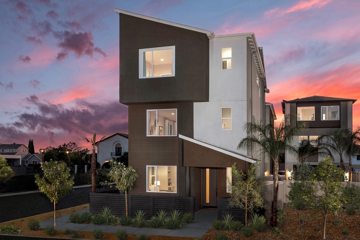 New Homes in Santa Ana, CA - Row Homes at Lacy Crossing Plan 2456