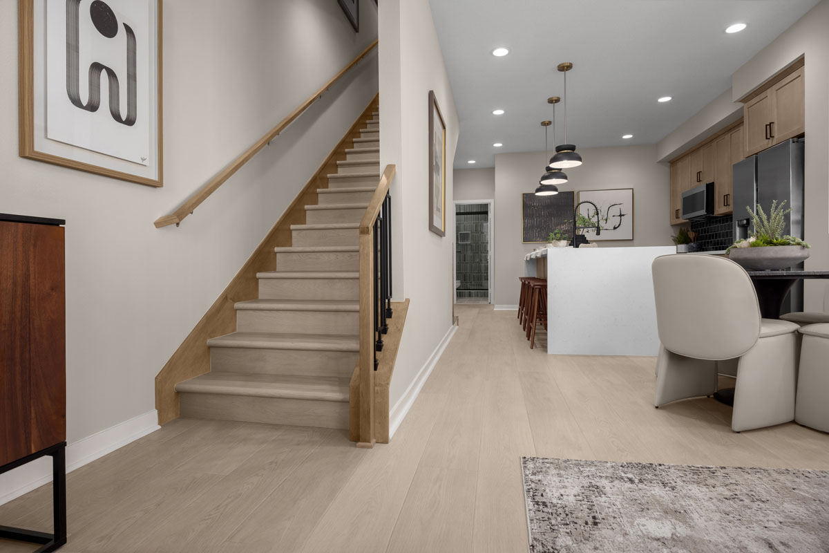 Optional luxury vinyl plank flooring