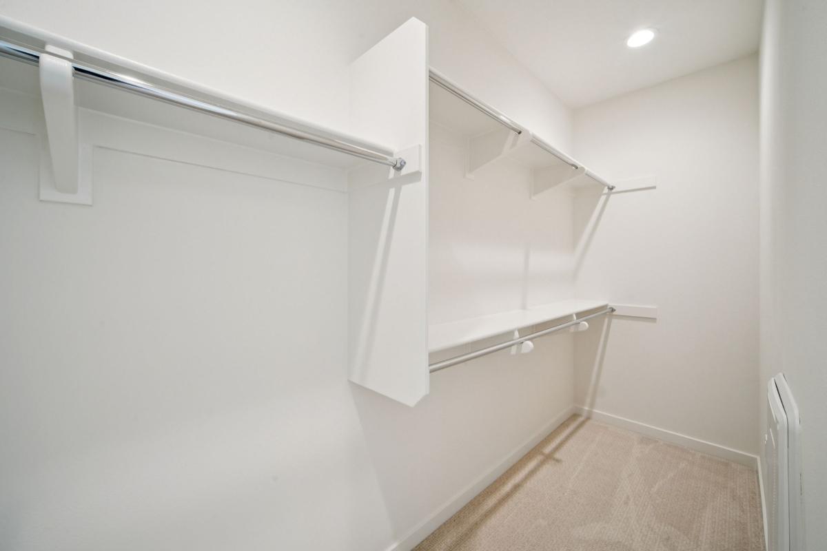 Primary walk-in closet