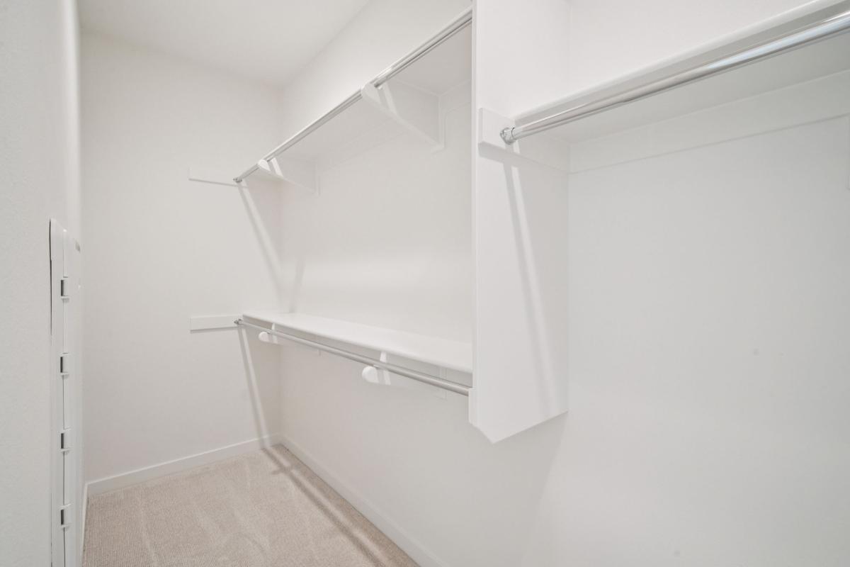 Primary walk-in closet
