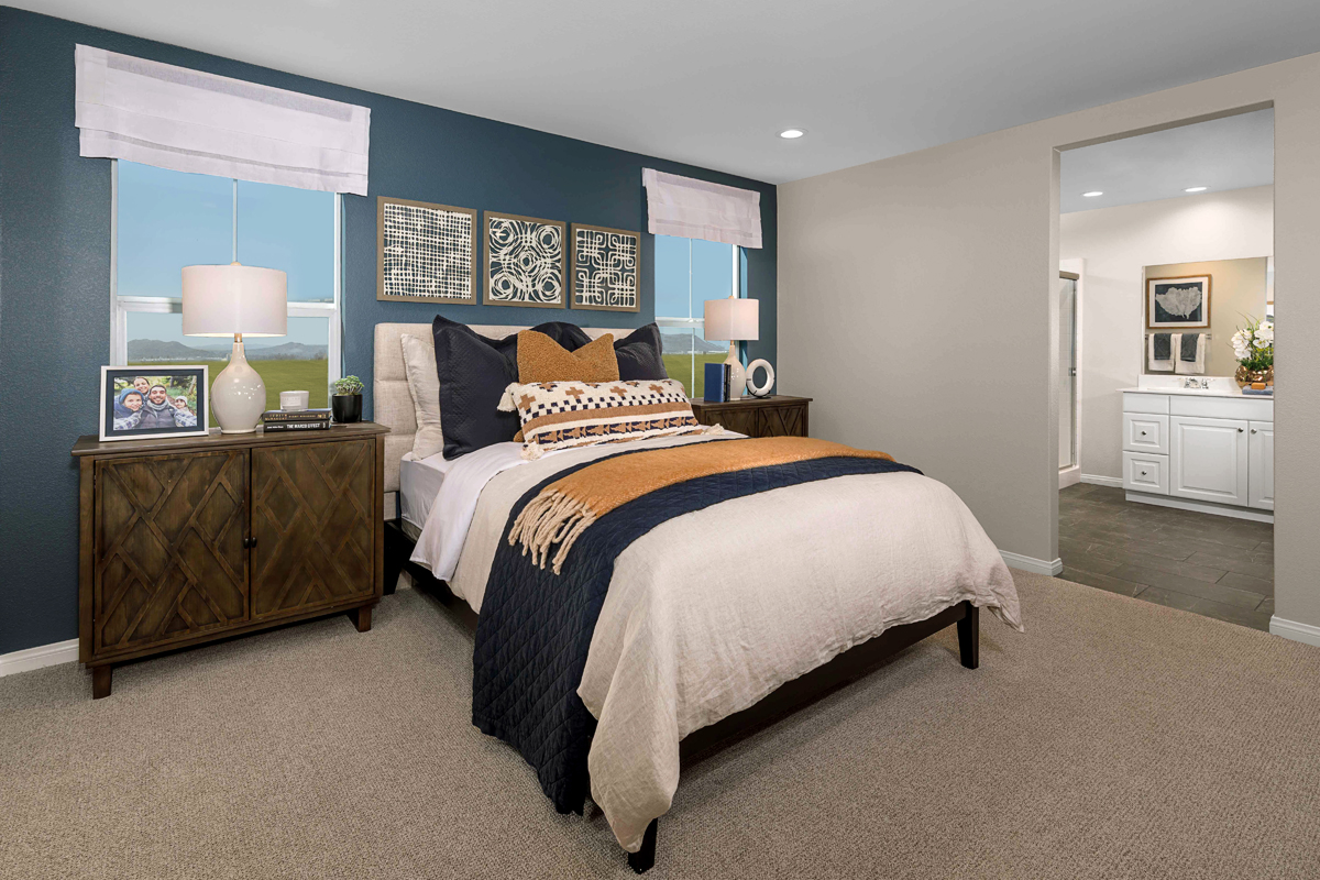 New Homes in Riverside, CA - Avalon at Spring Mountain Ranch Plan 1565 Primary Bedroom