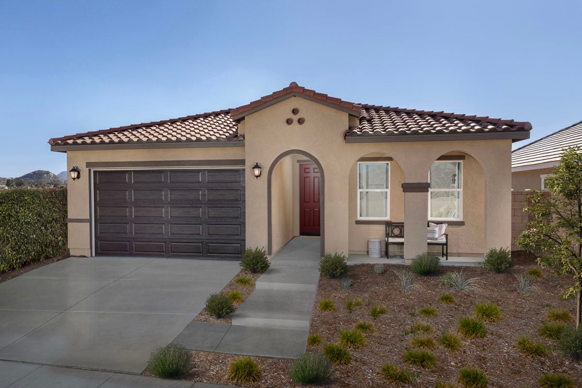 KB model home in Nuevo, CA