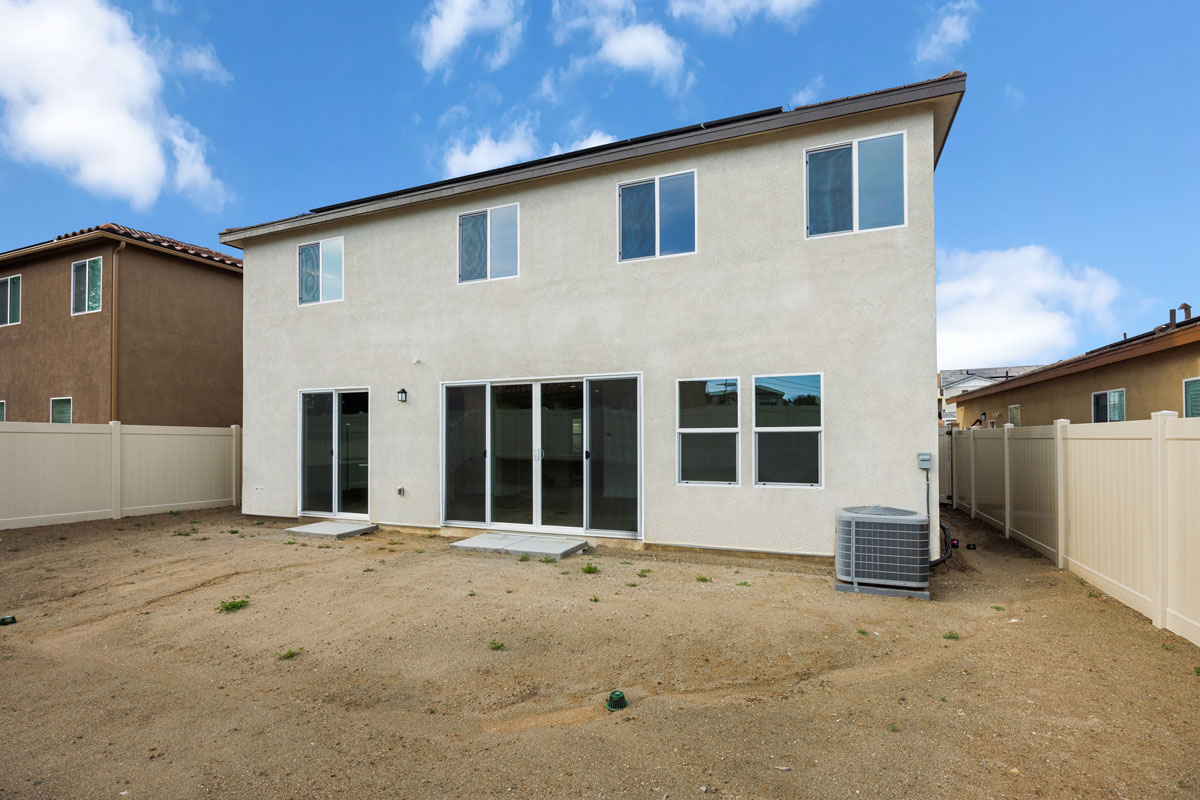 Rear yard