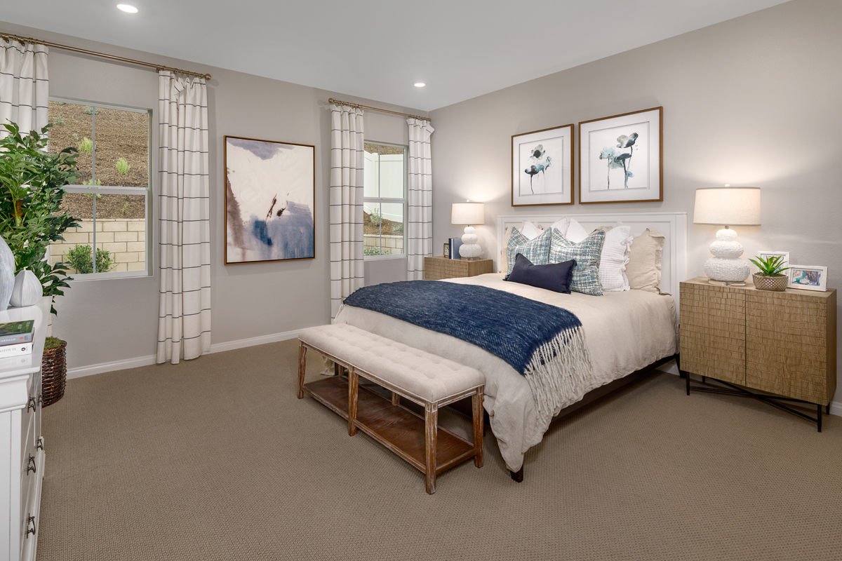 New Homes in Lake Elsinore, CA - Crimson Hills Plan 2206 Primary Bedroom