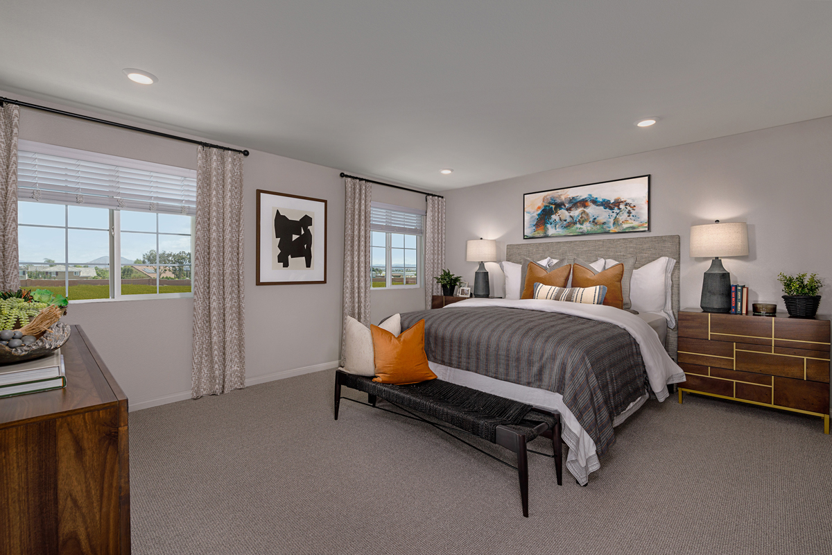 New Homes in Chino, CA - Driftstone at The Preserve Plan 2127 Primary Bedroom