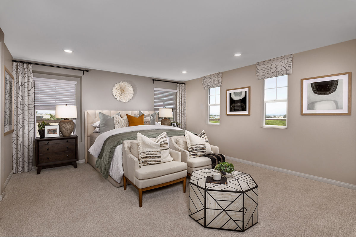 New Homes in Chino, CA - Driftstone at The Preserve Plan 2805 Primary Bedroom