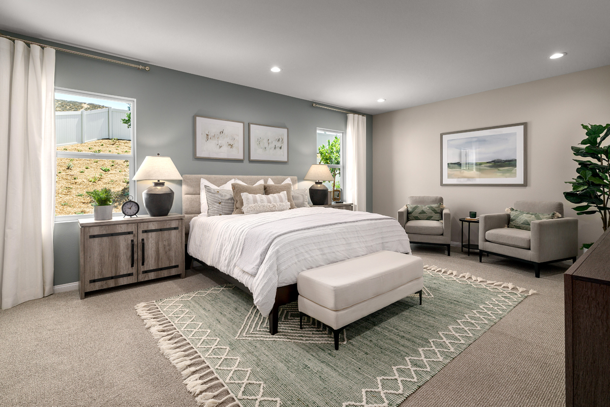 New Homes in Menifee, CA - Durango at Shadow Mountain Plan 2906 Primary Bedroom