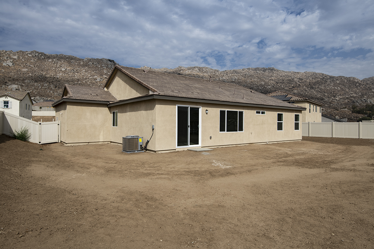 Homesite 15 - Rear Yard