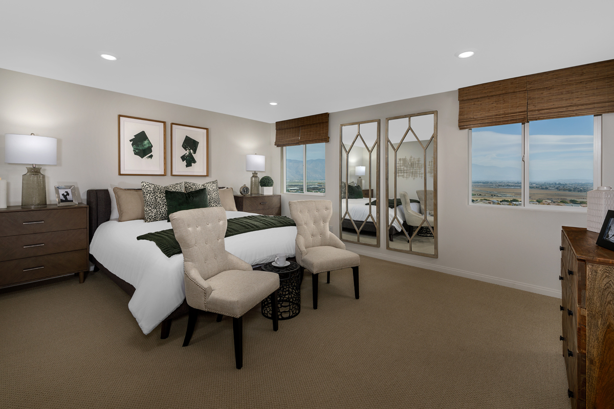 New Homes in San Jacinto, CA - Eagles Crest at The Cove	 Plan 2227 Primary Bedroom