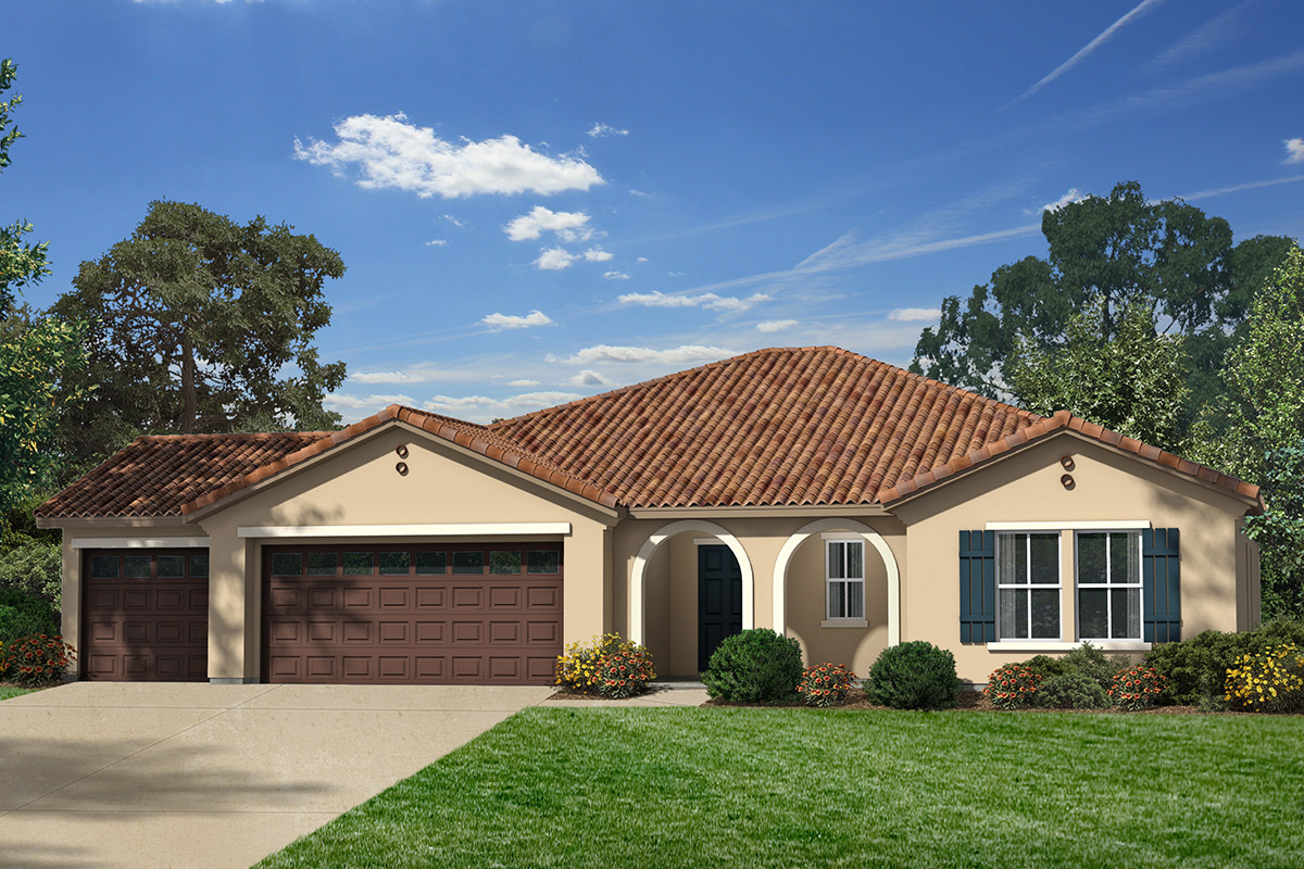 Exterior A 3-car garage