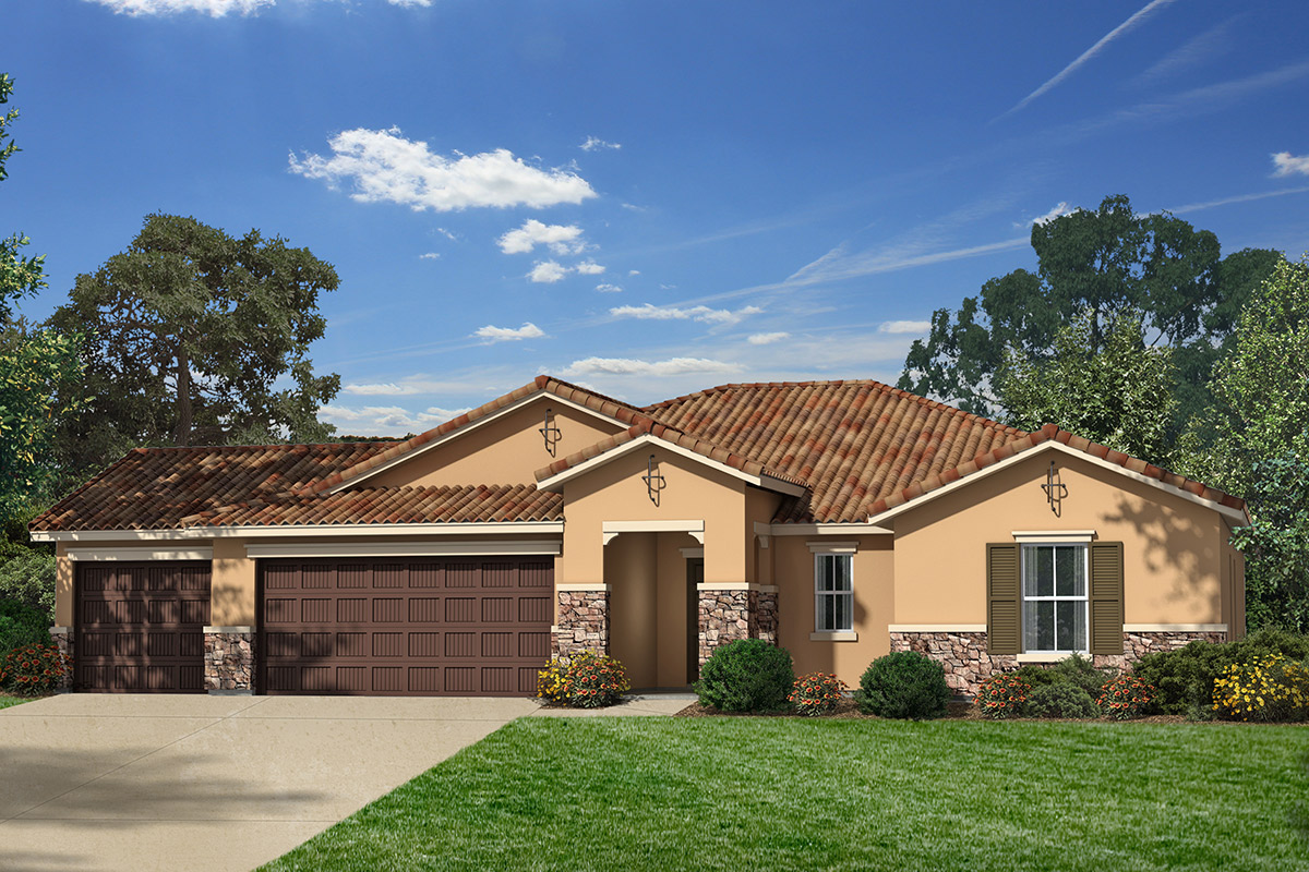 Exterior B 3-car garage
