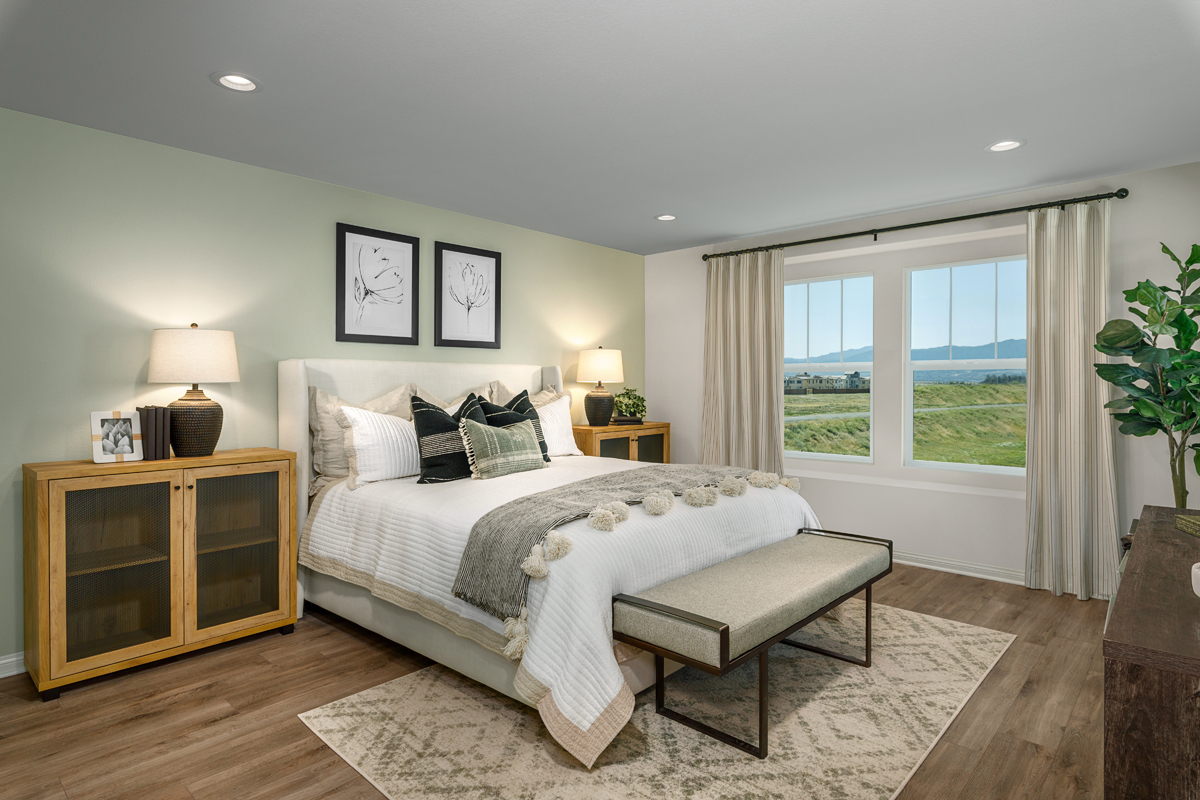 New Homes in Chino, CA - Lily at the Seasons Plan 1701 Primary Bedroom
