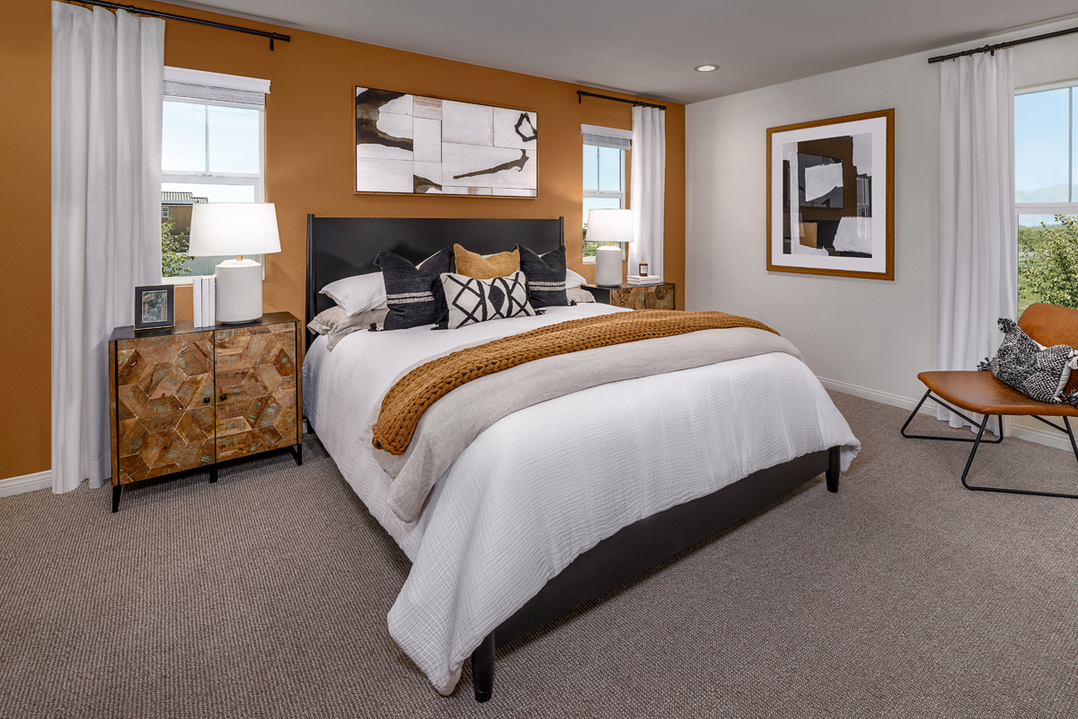 New Homes in Chino, CA - Lily at the Seasons Plan 1840 Primary Bedroom