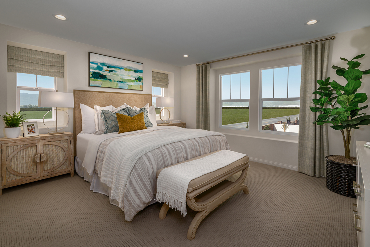 New Homes in Chino, CA - Lily at the Seasons Plan 1913 Primary Bedroom
