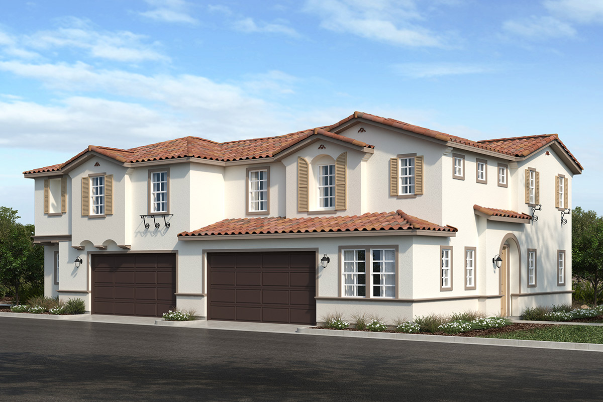 New Homes in Chino, CA - Lily at the Seasons Plan 1660 - Building 1 - Elevation A