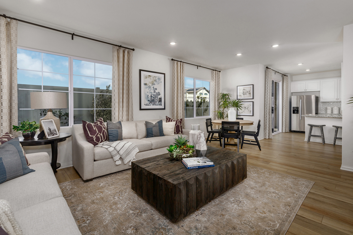 New Homes in Chino, CA - Lotus at the Seasons Plan 1814 Great Room