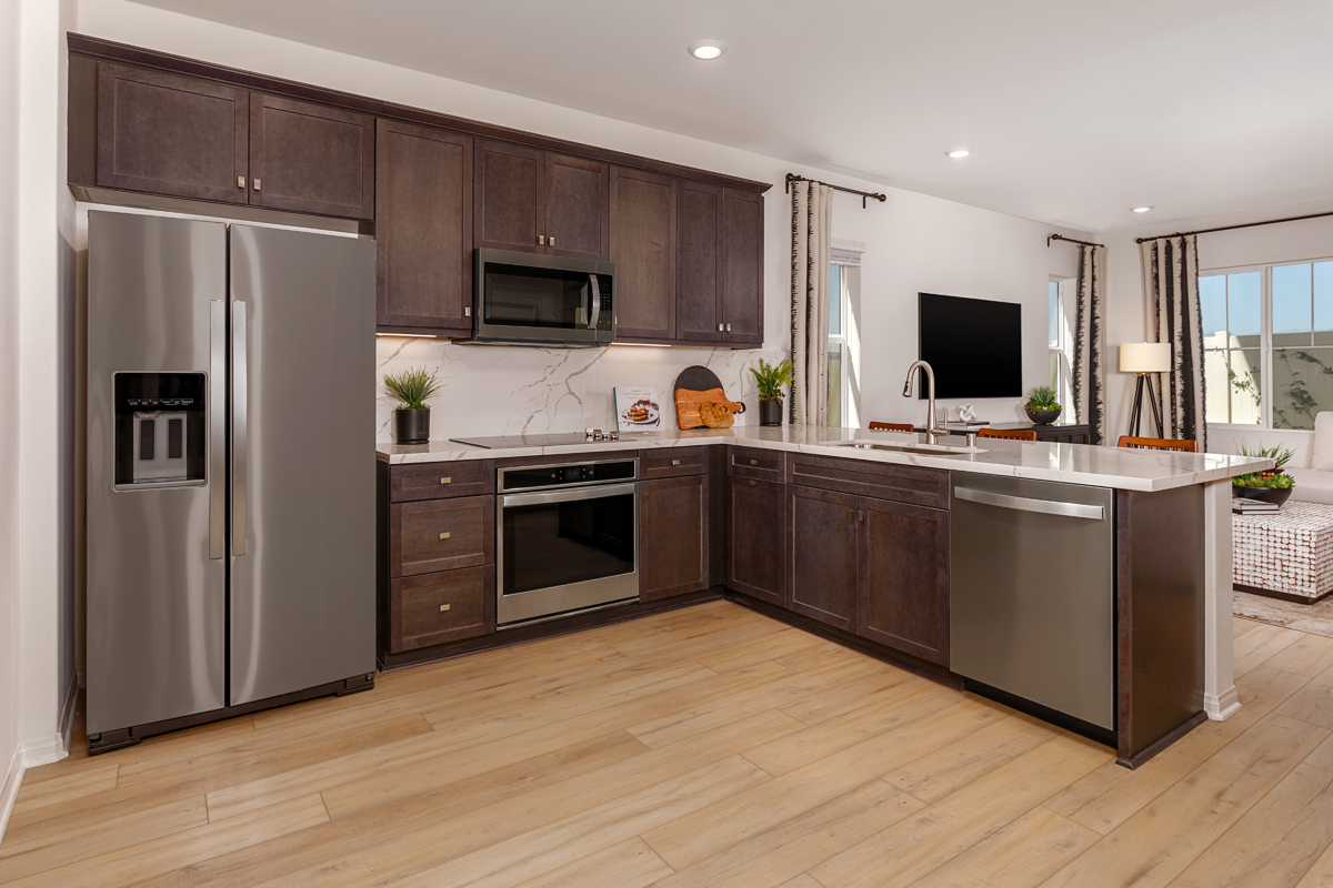 New Homes in Chino, CA - Lotus at the Seasons Plan 2096 Kitchen