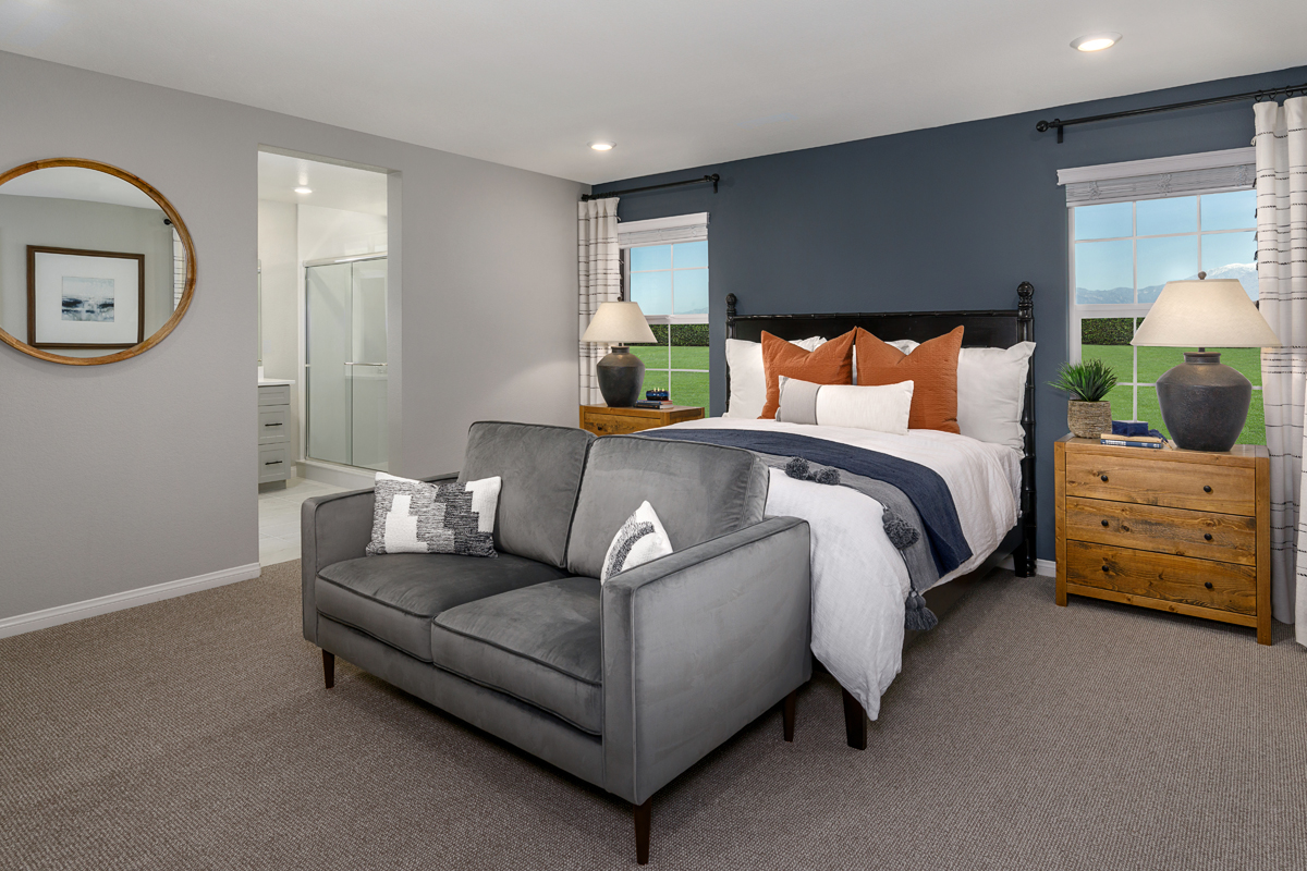 New Homes in Chino, CA - Lotus at the Seasons Plan 2296 Primary Bedroom