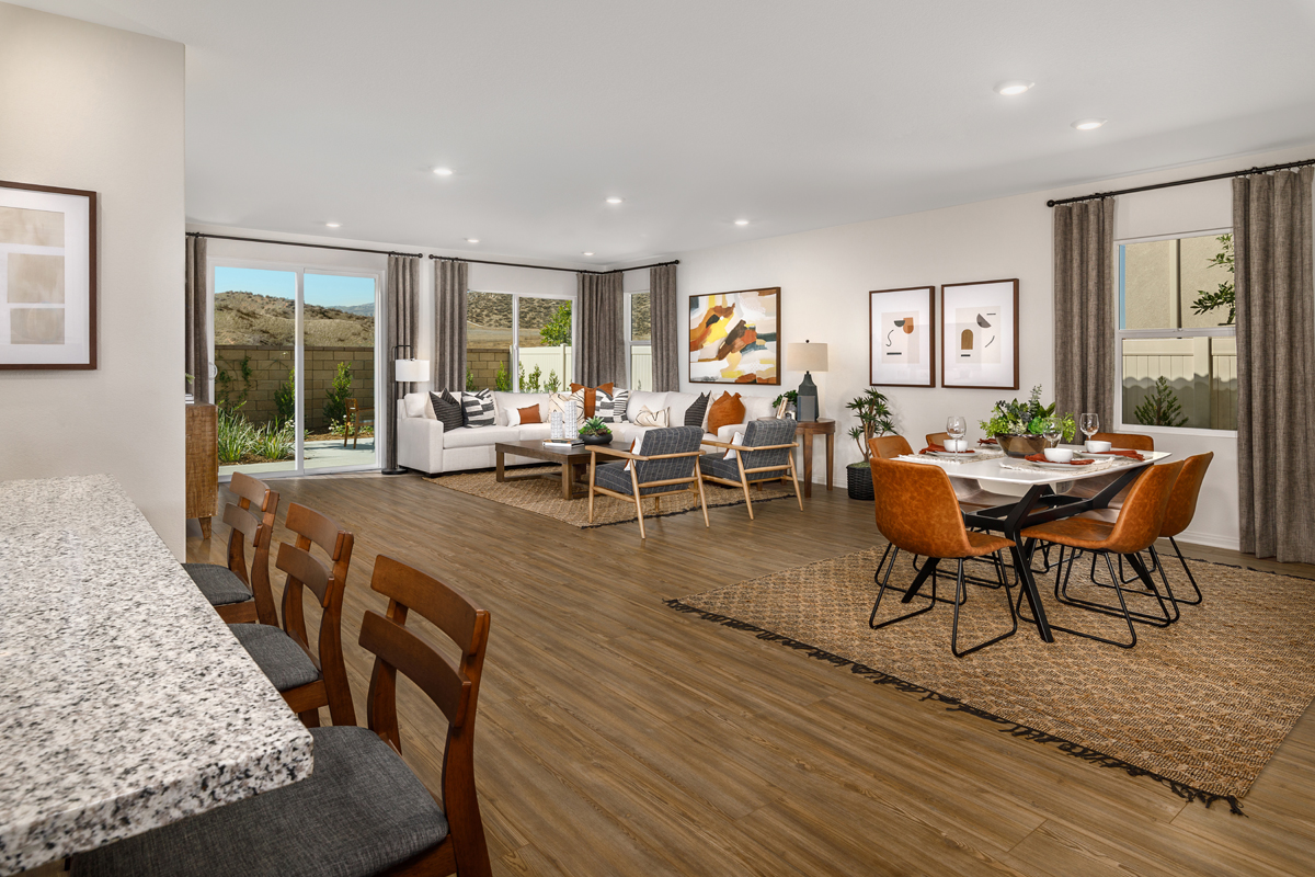New Homes in Menifee, CA - Persano at Shadow Mountain Plan 2035 Great Room