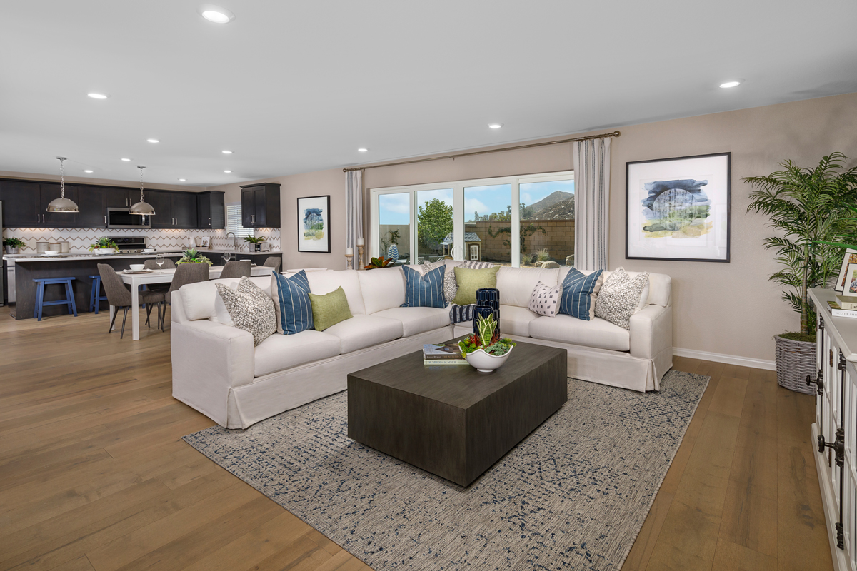 New Homes in Menifee, CA - Persano at Shadow Mountain Plan 3086 Great Room