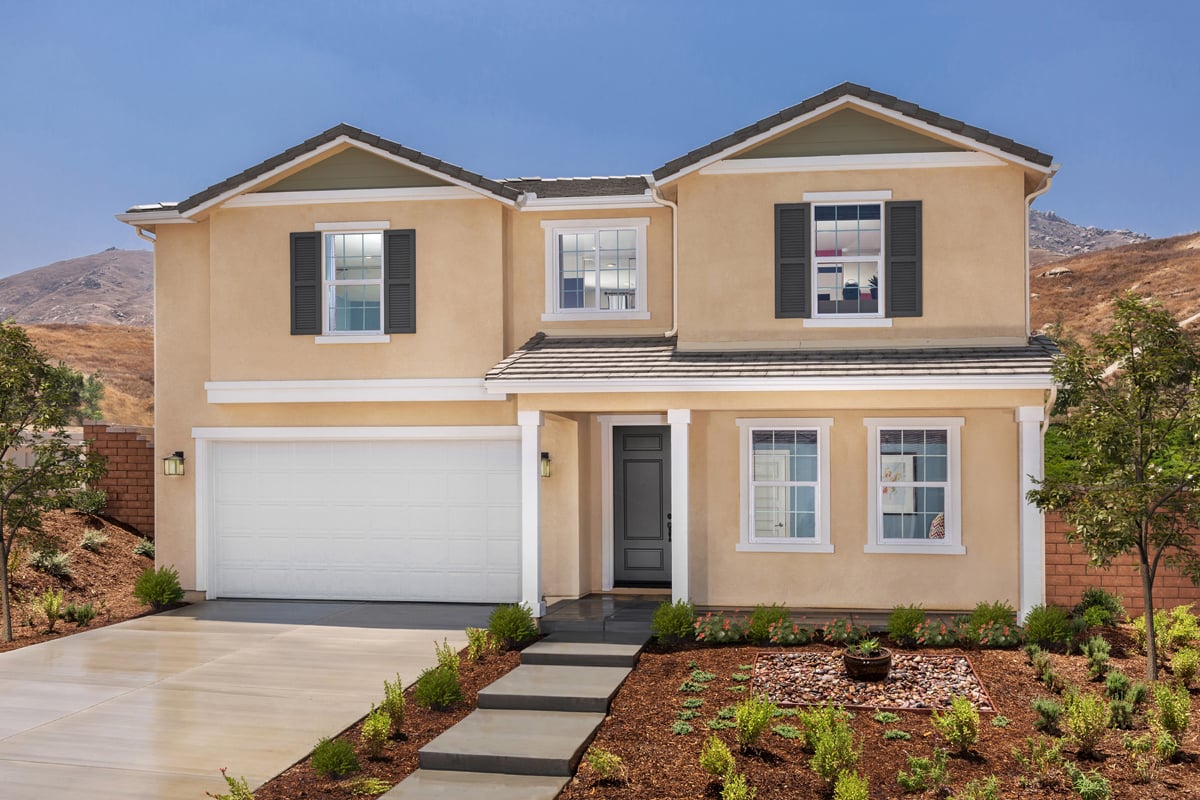 New Homes in Riverside, CA - Madeira Plan 2528 as modeled at Santa Barbara at Spring Mountain Ranch