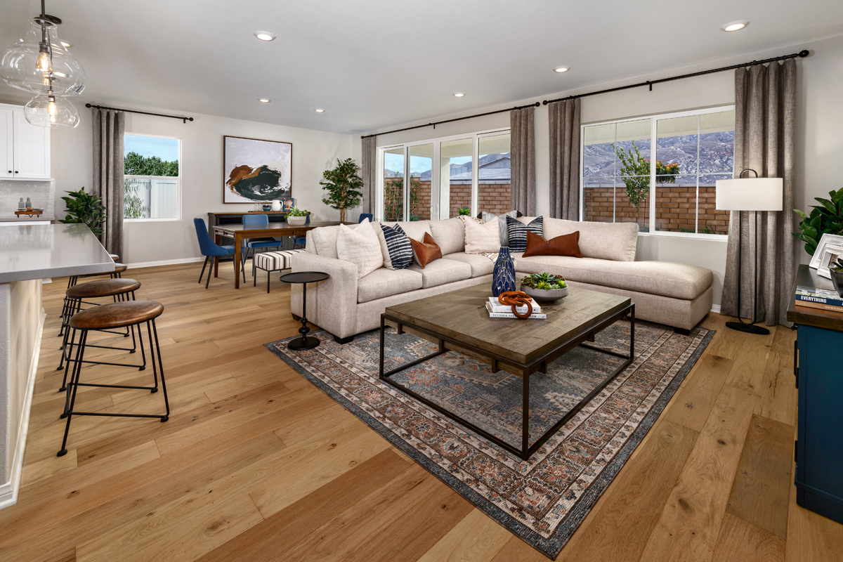 New Homes in Riverside, CA - Sonoma at Spring Mountain Ranch Plan 2507 Great Room