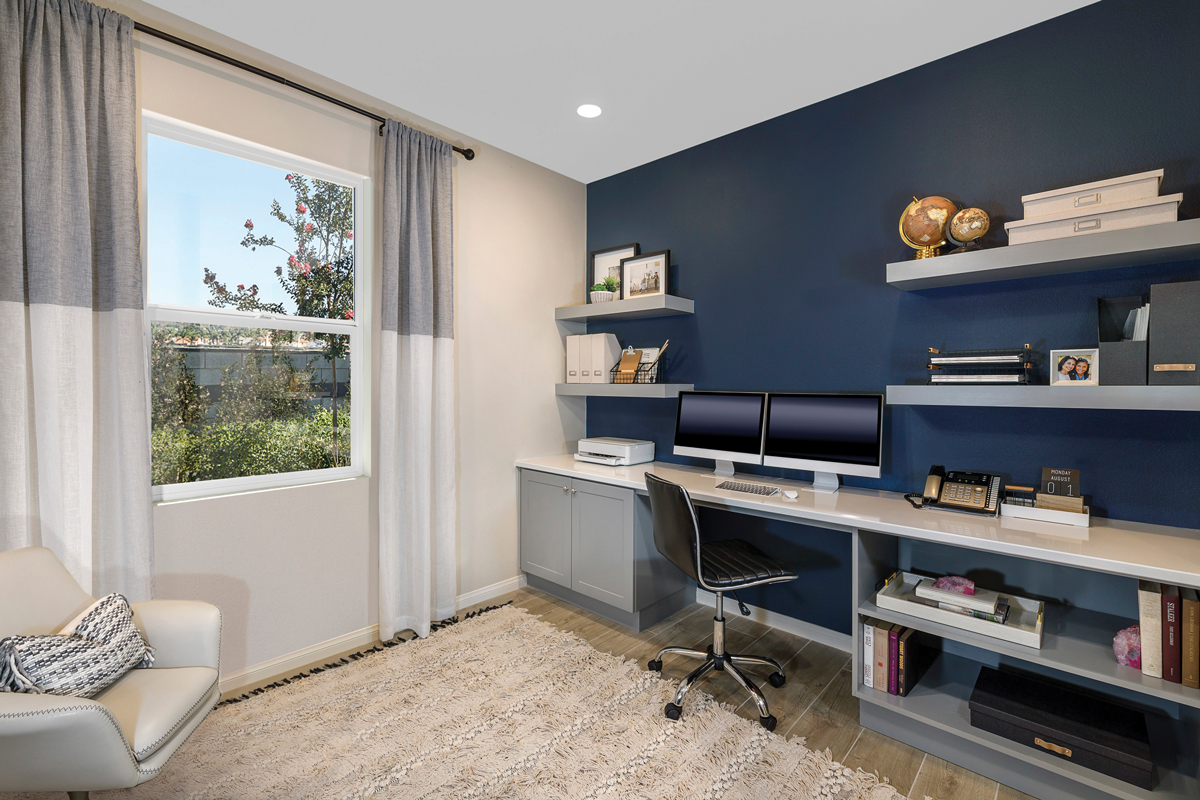 New Homes in Menifee, CA - Talavera Residence Four - Home Office