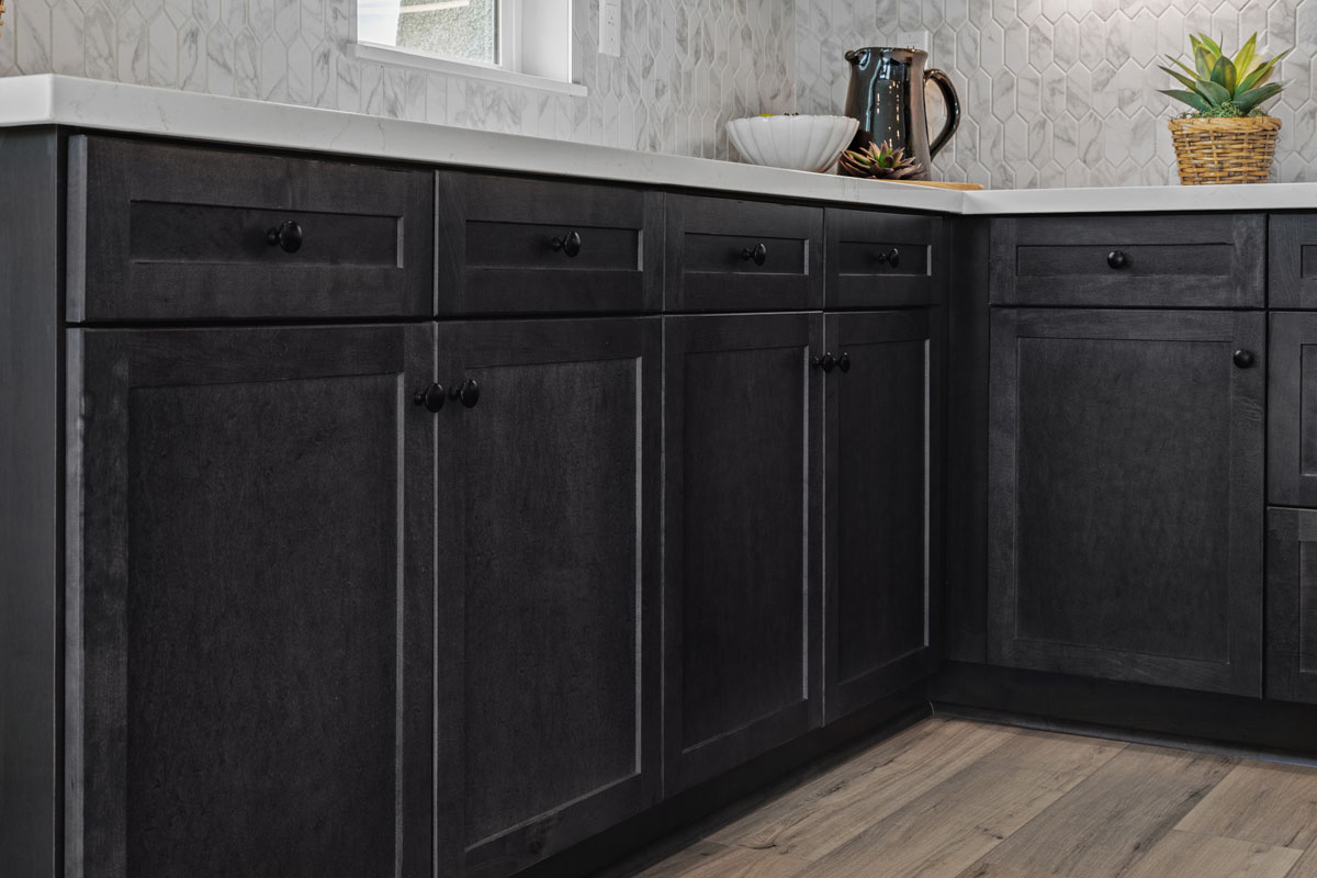 Upgraded maple cabinets