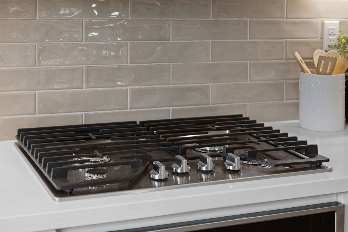 Upgraded stainless-steel cooktop