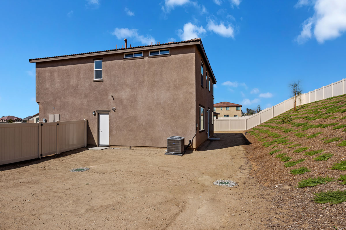 Rear exterior