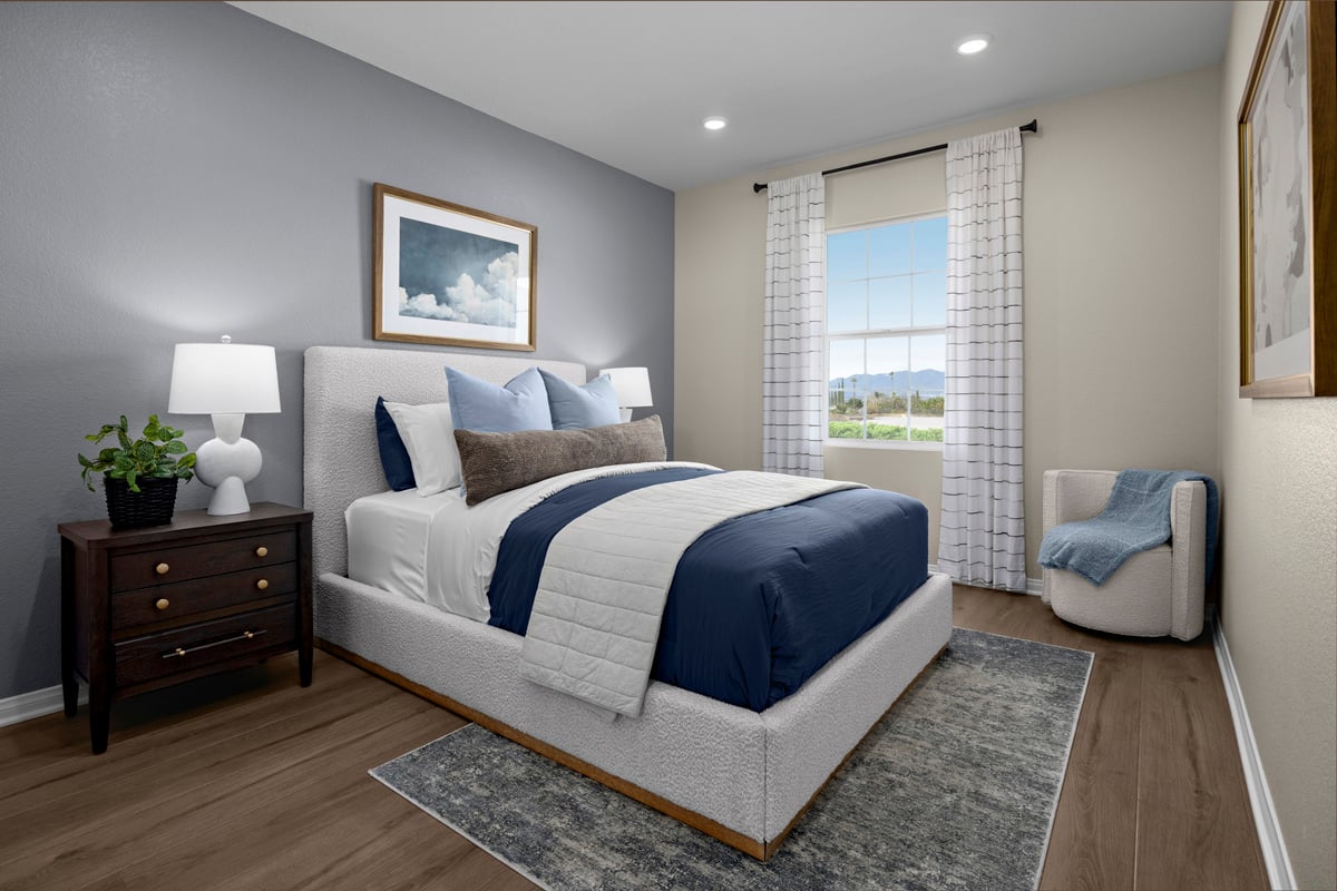 Spacious secondary bedrooms