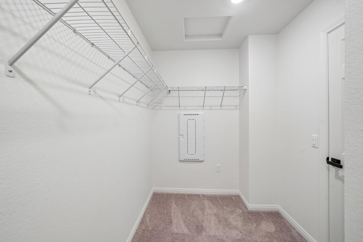 Primary walk-in closet