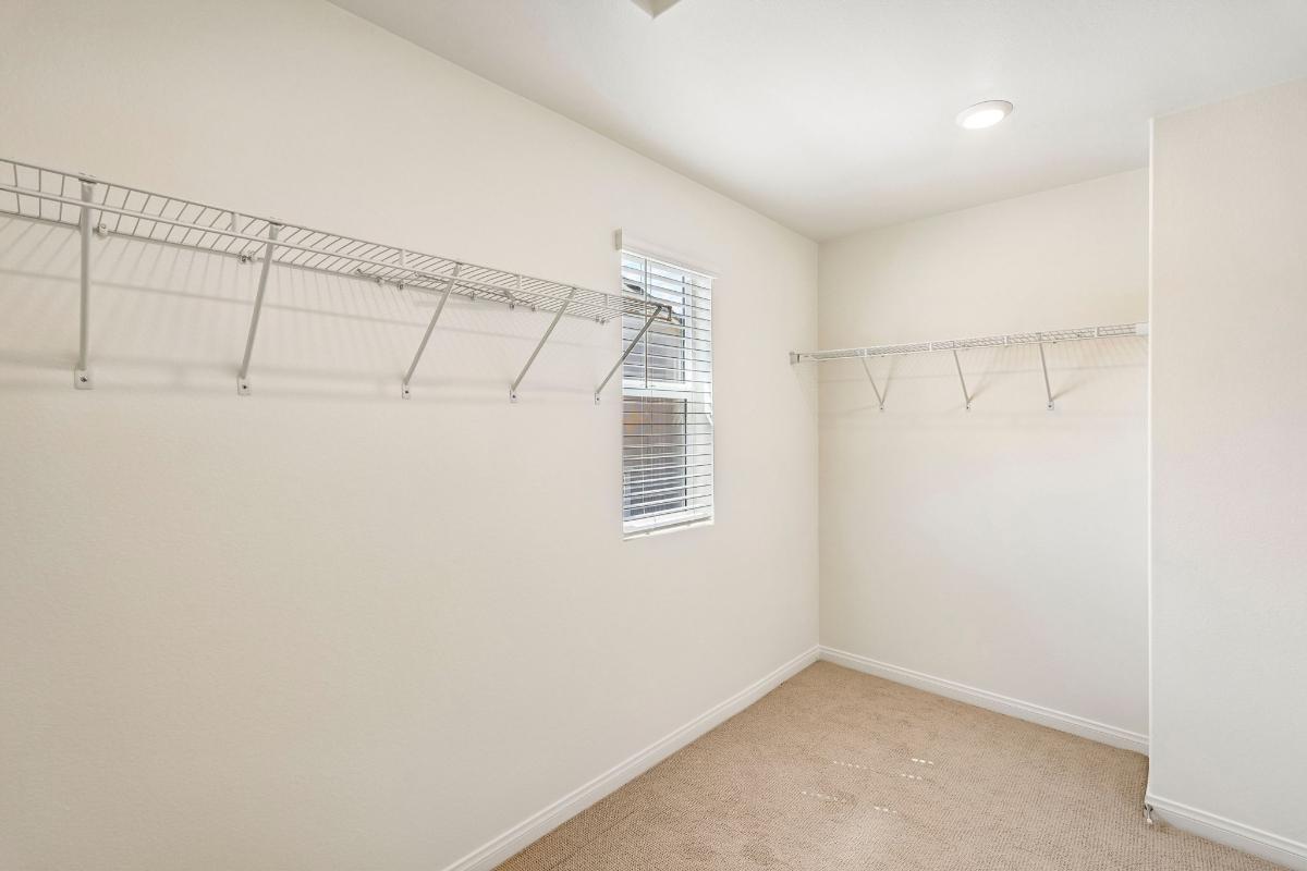 Primary walk-in closet