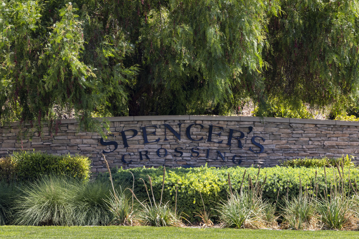 Walking distance to Spencer's Crossing Parks