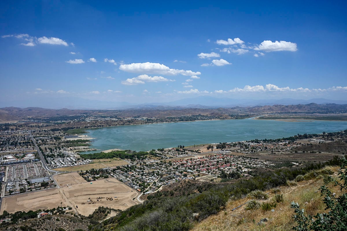 Close to Lake Elsinore