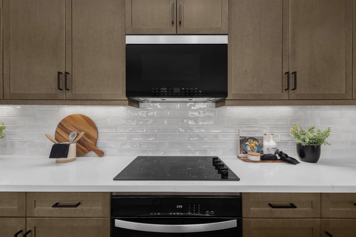 Optional built-in oven and cooktop