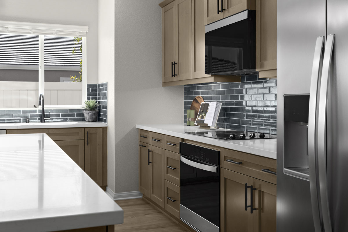 Optional built-in oven with cooktop